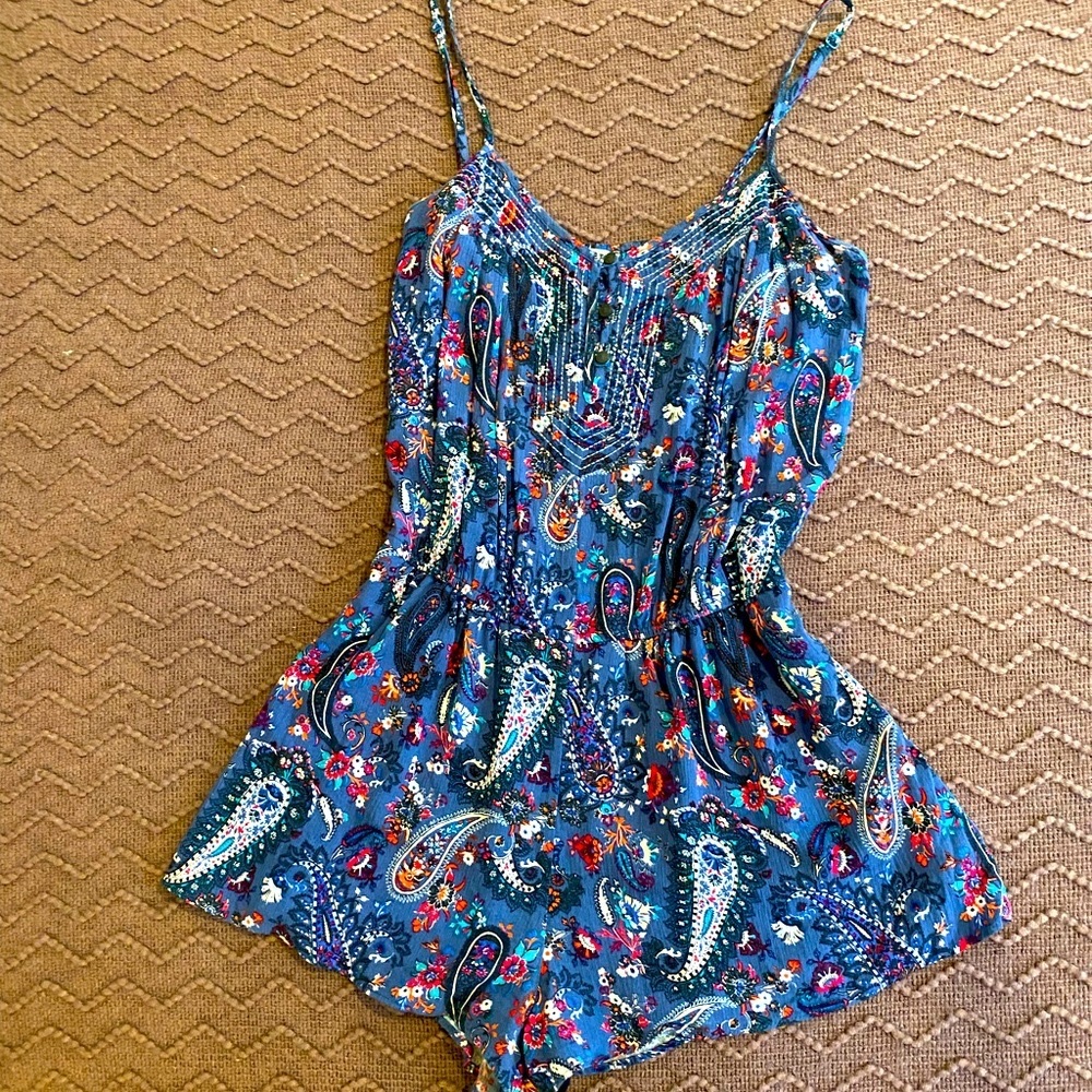 American Eagle paisley romper